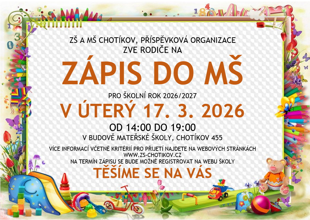zápis mš 2026