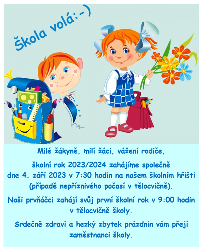škola volá